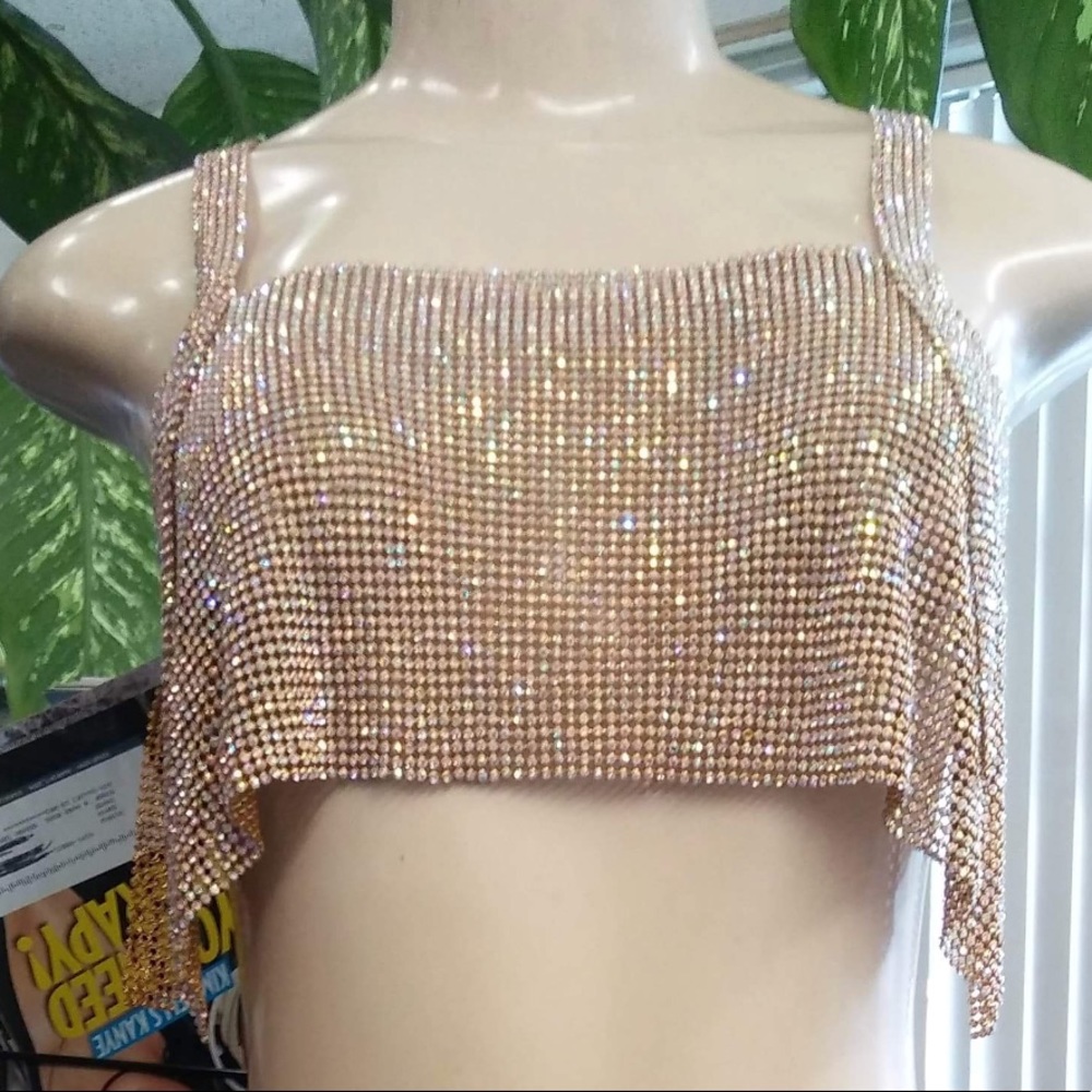 2 piece rhinestone set